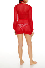 Crochet Crossed Swim Cover-Up Mini Dress | Forever 21 Women