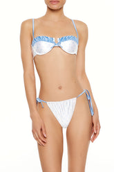 Satin Hearts Underwire Bikini Top | Forever 21 Women
