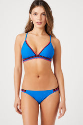 Chevron-Trim Bikini Bottoms | Forever 21 Women