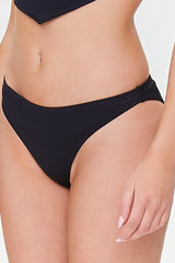 Ribbed Cheeky Bikini Bottoms | Forever 21 Women