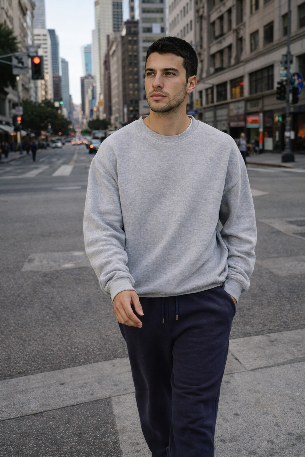 Fleece Crew Neck Pullover | Forever 21 Men