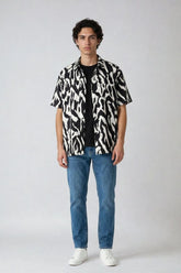 Zebra Print Button-Front Shirt | Forever 21 Men