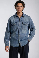 F21 Men Denim Shirt | Forever 21 Men