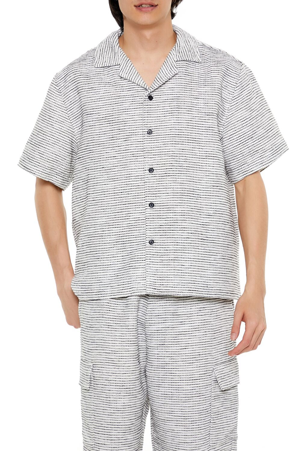 Cropped Striped Shirt | Forever 21 Men