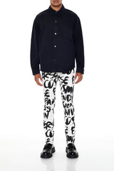 Cotton Curved-Hem Shirt | Forever 21 Men