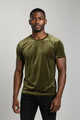 Velvet Crew Neck Tee | Forever 21 Men