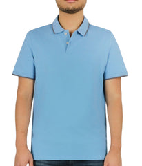 Short Sleeves Stretch Pique Polo | Forever 21 Men