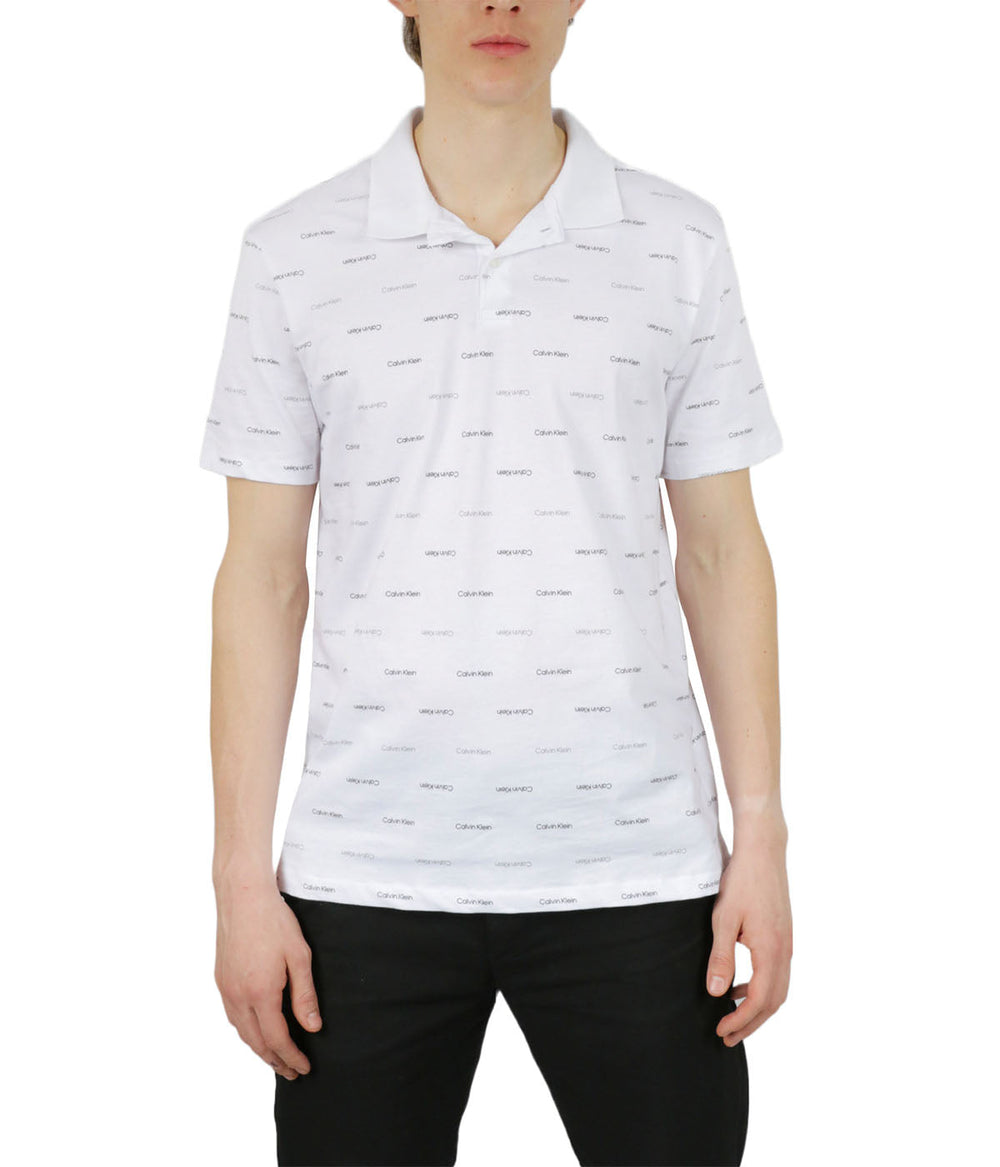 Short Sleeves Allover Print Polo | Forever 21 Men