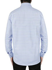 Men's Regular Shirt Blue Check Design 2 | Forever 21 Men