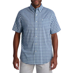 Chaps Men's Short Sleeve Recycled Poly Stretch Woven Shirt | Forever 21 Men