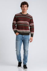 Holiday Fair Isle Striped Sweater | Forever 21 Men
