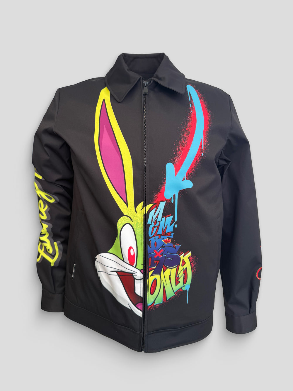 Looney Tunes Poly Mechanical Stretch Twill Jacket | Forever 21 Men