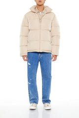 Quilted Funnel-Neck Puffer Jacket | Forever 21 Men