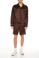 Geo Faux Suede Trucker Jacket | Forever 21 Men