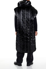 Hooded Longline Puffer Vest | Forever 21 Men