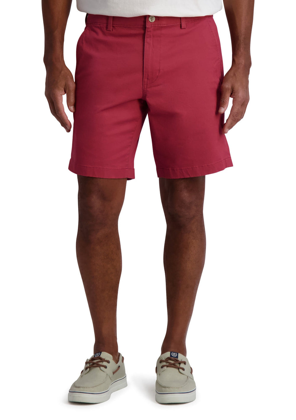 Chap's Men's 9" Flat Front Stretch Twill Short | Forever 21 Men