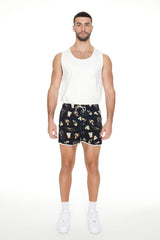 Short Inseam Drink Print Swim Trunks | Forever 21 Men