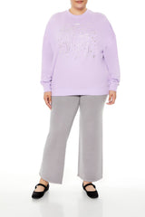 Plus Size Beaded Leo Pullover | Forever 21 online