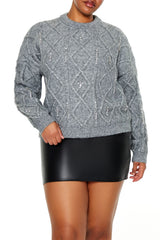 Plus Size Faux Gem Sweater | Forever 21 on sale