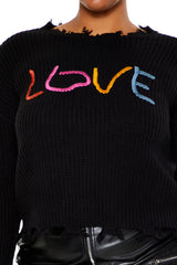 Plus Size Love Embroidered Sweater | Forever 21 outlet