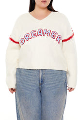 Plus Size Dreamer Fuzzy Knit Sweater | Forever 21 discount
