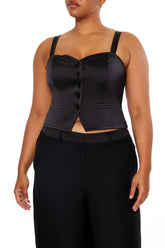 Plus Size Button-Front Crop Top | Forever 21 near me
