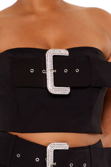 Plus Size Rhinestone Buckle Tube Top | Forever 21 sale