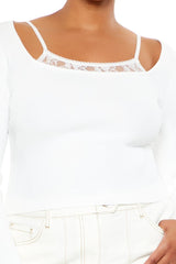 Plus Size Lace Cami & Sweater Combo Top | Forever 21 sale