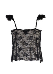 Plus Size Sheer Cap-Sleeve Lace-Trim Top | Forever 21 sale