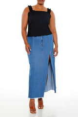 Plus Size Ruffle-Strap Tank Top | Forever 21 US