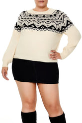Plus Size Geo Print Sweater | Forever 21 discount