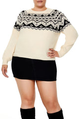 Plus Size Geo Print Sweater | Forever 21 discount