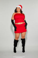 Plus Size Mean Girls Faux Fur Sweater-Knit Cami | Forever 21 sale
