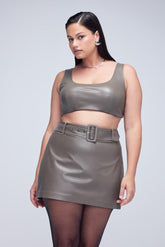 Plus Size Faux Leather Crop Top | Forever 21 outlet