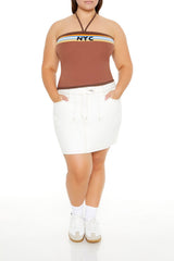 Plus Size NYC Halter Crop Top | Forever 21 on sale