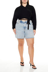Plus Size Sweater-Knit Wrap Top | Forever 21 sale