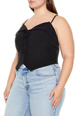 Plus Size Button-Front Cropped Cami | Forever 21 outlet