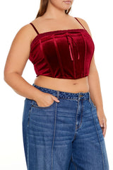 Plus Size Velvet Cropped Cami | Forever 21 sale