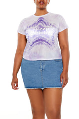 Plus Size Keep Shining Tie-Dye Tee | Forever 21 online