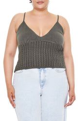 Plus Size Sweater-Knit Cami | Forever 21 on sale