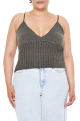 Plus Size Sweater-Knit Cami | Forever 21 on sale