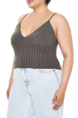 Plus Size Sweater-Knit Cami | Forever 21 on sale