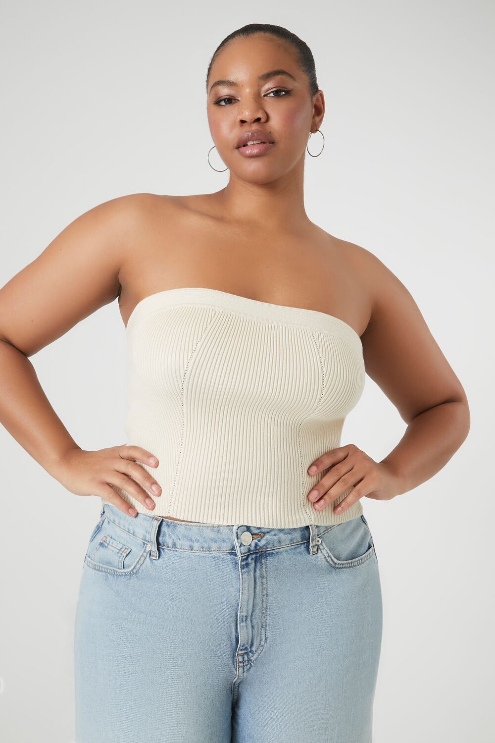 Plus Size Sweater-Knit Tube Top | Forever 21 sale