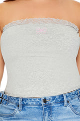 Plus Size Embroidered Bow Tube Top | Forever 21 US