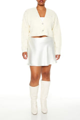 Plus Size Rhinestone Cardigan Sweater | Forever 21 US