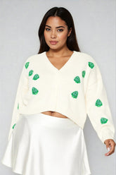 Plus Size Christmas Tree Cardigan Sweater | Forever 21 online