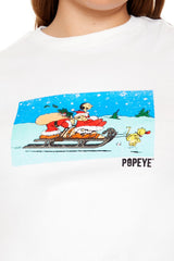 Plus Size Popeye Christmas Baby Tee | Forever 21 on sale
