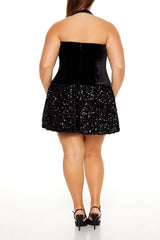 Plus Size Sequin Halter Mini Dress | Forever 21 near me