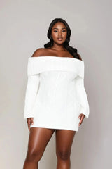 Plus Size Cable Knit Mini Sweater Dress | Forever 21 online