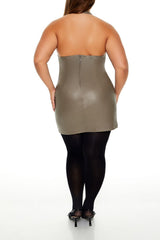 Plus Size Cowl Halter Mini Dress | Forever 21 US